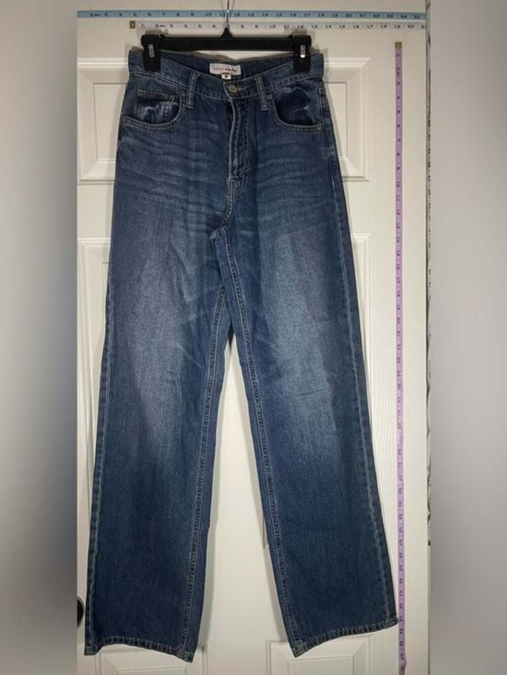 Lucky Brand Dark Blue wide-leg Jeans Size 2